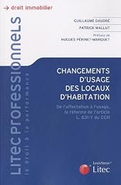 Changements d'usage des locaux d'habitation