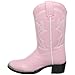 Durango Kids BT858 Lil' 8 Inch,Dusty Pink 'N Chrome,12.5 D US Little Kid