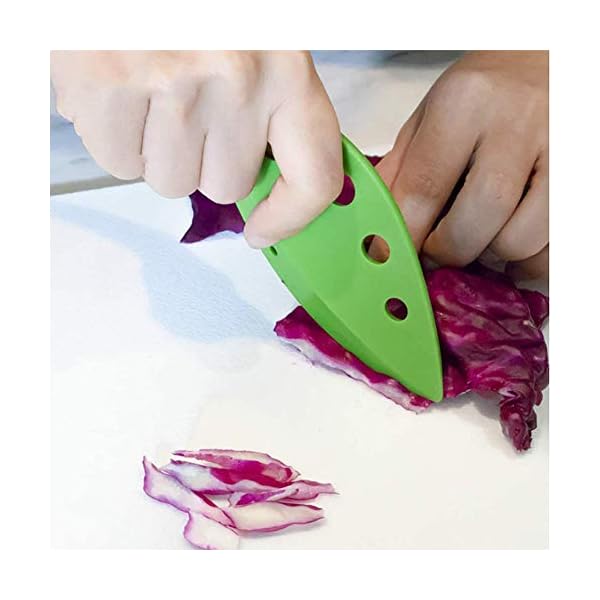 Herb Leaf Stripper BPA-Free Plastic Holes Vegetable Leaf Separator Value 3 Pack Stripping Tool for Chard, Collard Greens, Kale, Basil, Leafy Green Rosemary Herb Kitchen Gadgets (Mixed Color, 3)