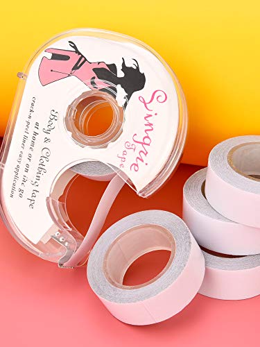 image for Blulu Boob Body Tape Clear Fabric Double Sided Clothing Tape with Disp