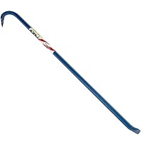 ESTWING Gooseneck Wrecking Bar - 5/8" x 18" Pry Bar with Angled Chisel End & Forged Steel Construction - EWB-18