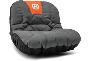 Husqvarna Tractor Seat Cover Riding Mower Accessories, Orange/Gray