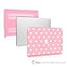 TopCase Heart-Shaped Design Pink Ultra Slim Light Weight Rubberized Hard Case Cover for Macbook Air 13