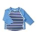 i play. by green sprouts boys Rashguard rash guard shirts, Royal Stripe, 18 Months US