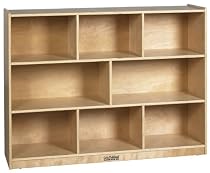 ECR4Kids Birch 8 Compartment Storage Cabinet, 36