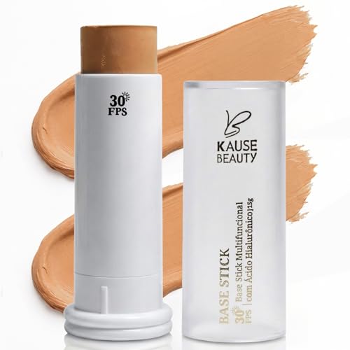 Base em Bastão Kause Be - Base Stick Multifuncional Base Stick Hidratante com Ácido Hialurónico, Cobertura Natural e Acabamento Uniforme - FPS 30...03