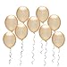 Artunique 23pc Gold Party Decorations & Party Supplies Kit | Huge Latex and Confetti Gold Balloons (18) | Gold Sequin Table Runner (1) | Gold Fringe Curtain Backdrop (2) | Gold Ribbon (2) |