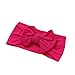 Baby Stretchy Headband Turban Knotted, Girl's Hairbands with Bows Big Hair Bow Headband for Infant Baby Girls (AM05)
