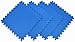 Wonder Mat Non Toxic Extra Thick Waterproof Exercise Gym Mats (Set of 4), Blue, 2' x 2'