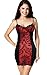 Moonight Retro Underwire Chemise Bustier Sexy Lingerie Set with Gstring & Garters