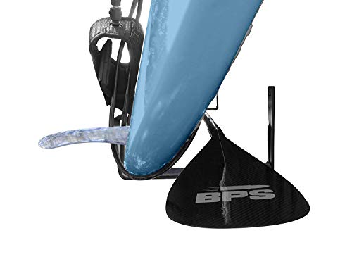 BPS Minimalist SUP Board Alloy Wall Rack - SUP Wall Mount Racks/Paddleboard Rack for Garage, Shop, Office, Home, Living Room and Garden - Quick and Easy to Install (Charcoal Black)