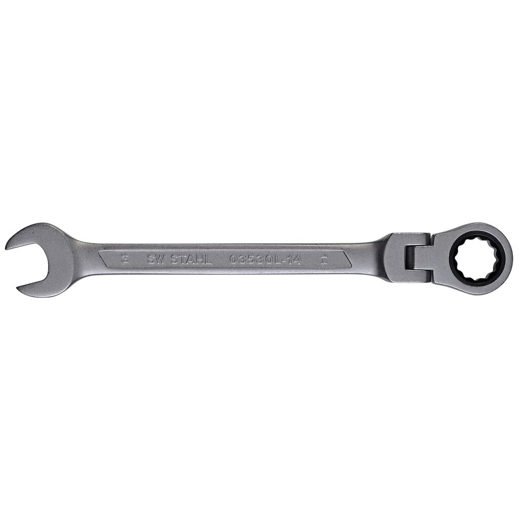 SW-Stahl 03530L-14 Combination Ratchet Wrench 14 mm with Joint