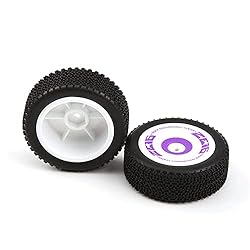 KingVal Replacement 2PCS Front Tyre Wheel Tire RC
