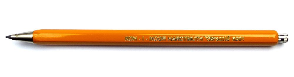 KOH-I-NOOR 2mm Diameter Mechanical Clutch Lead Holder Pencil - Yellow