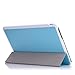 MoKo ASUS T300 Chi Case - Slim Lightweight Smart Shell Stand Cover Case for T300 Chi 12.5 Inch (2015 Version) Windows 8.1 Tablet, Light BLUE (Will Not Fit T300 2013 Version)