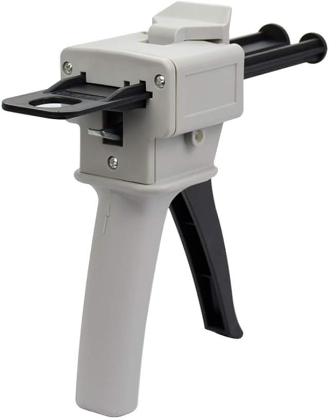 Dispenser Gun, 50ml Dispensing Gun Kit Impression Mixing Dispensing Dispenser AB Gun 1:1/1:2: Home Improvement