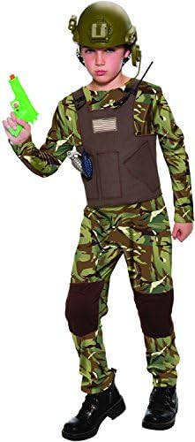 Boys Living Fiction Delta Force Costume Small 4-6 -- Eveything but Shoes Included!