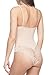 Body Beautiful Shapewear Women's Smooth and Silky Sexy Lace Trims Slimming Bodysuit with Tummy Control and Adjustable Shoulder Straps - Built-in Wire Bra Shaper (Nude, M/36B)