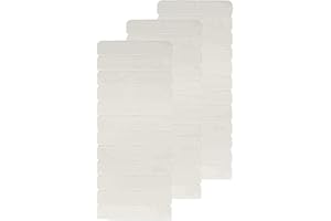 Full Shine Replacement Tape Hair Extensions Tape in No-Residue Tape for Extensions Human Hair Double Sided Tape in Hair Extensions White 0.8cm*4cm 36pcs