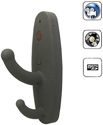 Spy Camera Clothes Hanger HD 1920x1080 Spy Hidden Pinhole Camera Support Motion Detection Spy DVR Mini Nanny Cam Home Security Camera,( 8GB Micro SD Card Included)
