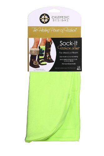 CastMedic Designs Sock-It, Lime Green, Small/Medium