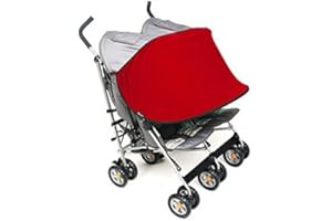 Manito Sun Shade for Twin Stroller (Red)