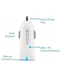 Samsung Galaxy J7 Prime Cargador Kit de cable Micro USB 2.0 rápida por boxgear (rápido cargador de pared + rápido cargador de coche + 2 Cable)
