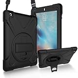 ProCase iPad 2 3 4 Case (Old Model), Rugged Heavy Duty Shockproof 360 Degree Rotatable Kickstand Protective Cover Case for Apple iPad 2/iPad 3/iPad 4 -Black