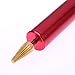 Whitelotous Brass Leather Craft Top Edge Dye Roller Pen Applicator Leather Craft Oil Painting Making Tool (Red)