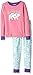 Hatley Girls' Organic Cotton Long Sleeve Applique Pajama Sets
