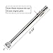 Hisencn (4-Pack Universal BBQ Gas Grill Replacement Straight Stainless Steel Pipe Tube Burner for BBQ Pro, Kenmore Sears, K Mart Part, Members Mark Part, Outdoor Gourm