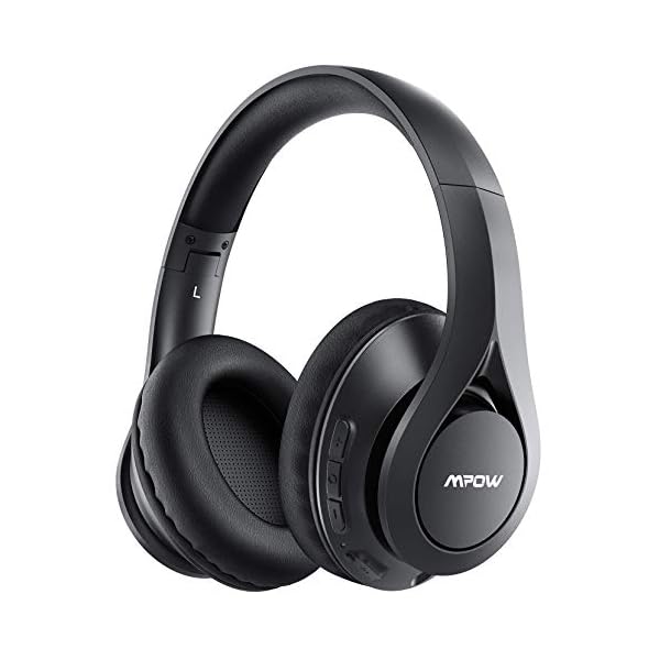 Mpow 60Hrs Wireless Over Ear Headphones, Bluetooth 5.0/Wired Mode, HiFi Stereo Foldable Bluetooth Headset, Soft Memory…