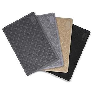 PetTech Jumo Tappetino Lettiera Gatto, 89 x 58 cm, Design alla Moda, Senza ftalati, Cattura e trappole lettiera…