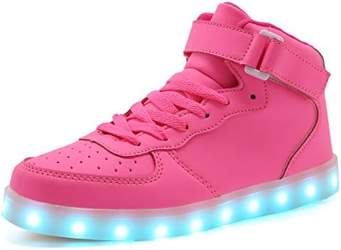MEISUS Boys&amp;Girls LED Light Up Shoes 11 Colors USB Charging Flashing Sneakers Snow Boots 1701,06,37
