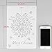 Christmas Painting Stencils,12 pcs Creative Christmas Trees/Reindeer Boots Angel/Snowflake Snowman Santa Claus Bullet Journal Stencil Set for Journali