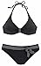 Upopby Women's Sexy Padded Push Up Bikini Set Halter Bathing Suits Two Pieces Swimsuit Swimwear