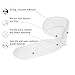 Fibee Heel Grips Shoe Pads Ball Of Foot Inserts High Heel Foot Cushions Soft Gel Toe Insole liners Shoe Too Big (Clear)