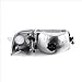 SPPC Headlights Assembly Set With Corner For Ford Ranger - (Pair) Drive Left and Passenger Right Side Replacement Headlamp
