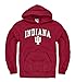 Indiana Hoosiers Adult Arch and Logo Hooded Sweatshirt - Crimson ,