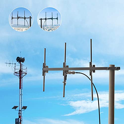 TWAYRDIO Foldable Ham Radio Yagi Antenna UHF 400470Mhz Long Range 7dBi