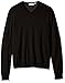 Calvin Klein Men's Merino Solid V-Neck Sweater, Black, Medium