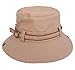 LRKC Packable Wide Brim Outdoor Booney Hat w/Chin Strap UPF 50+ Sun Protection