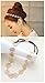 GCIYAEN 1pc Elastic Hollow Rose Women Flower Metallic Hair Band Headband WHS33