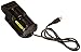 NITECORE UM10 Compact USB Battery Charger with Digital LCD Display for Lithium Ion Batteries (18650, 16340, 14500, RCR123A etc)
