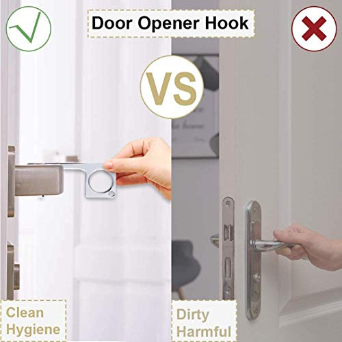 Hygiene Hand Brass Clean Key, Hygiene Hand Door Opener, NoTouch Door