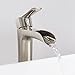 VIGO Niko 11'' H Single Handle Single-Hole Bathroom Vessel Faucet in Brushed Nickel-VG03024BN