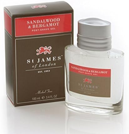 Sandalwood and Bergamot Post-shave Gel 3.4oz after shave by St. James of London by St. James of London