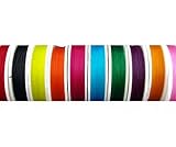 Rockin Beads Brand, Stretch Cord Mix Floss Elastic, Approximately 0.8mm Diameter. Sold Per 100-yards (10 Colors 10 Yards Each)