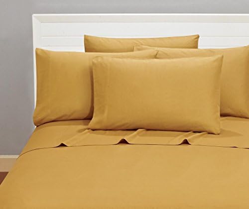 Bellerose Microfiber Sheets Quality Bedding 1800 Series 6 Piece Classic Soft Bed Linens Deep Pocket Fitted Sheet, Bonus 4 Pillow Cases, Add A Elegant Touch To Your Bedroom - California King, Camel