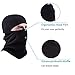Aegend Thicker Balaclava Ski Face Warmer, Fleece Neck Warmer Snowboard Hat Outdoors Helmet Liner Fit for Women Men Adults Youth Kids Deep Black